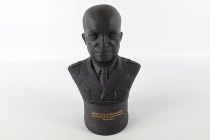 Wedgwood Black Basalt Eisenhower Bust