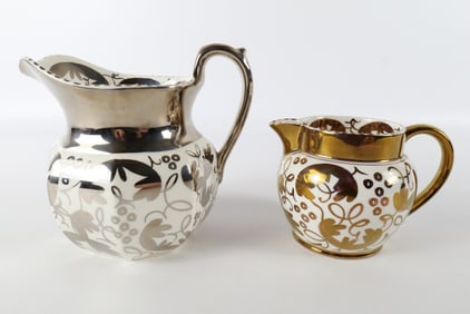 Lot of 2 Vintage Wedgwood Lusterware Pieces