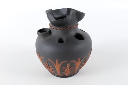 Wedgwood Black Jasper Egyptian Potpourri/Incense Holder