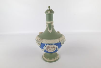 Wedgwood Four Color Jasperware Barber Bottle