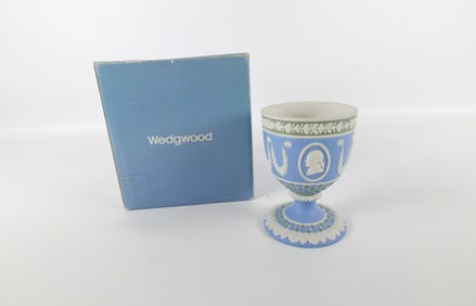 Wedgwood Tricolor American Independence Bicentennial Goblet