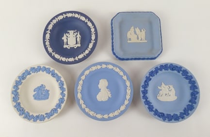 Lot of 5 Wedgwood Trinket Dishes