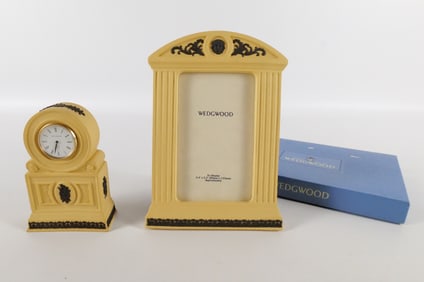 Lot of 2 Wedgwood Library Collection Jasperware Pieces