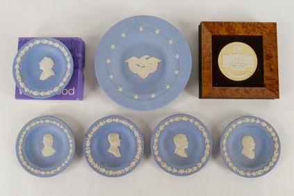 Lot of 6 Wedgwood American/Presidential Pieces