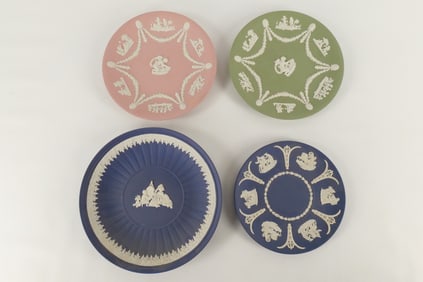 Lot of 4 Wedgwood Jasperware Collector Plates