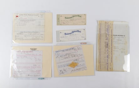 Group of Mostly 19th Century Train Ephemera
