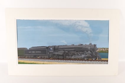 Mounted Oil on Board by EJ Petras