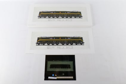 Huge Lot of Class GG-1 Electric Passenger Spec Sheet Prints