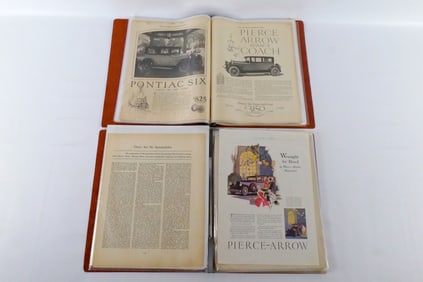 2 Binders of Automobile Advertising from Magazines