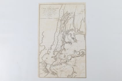 A Plan of New York Island - Part of Long Island