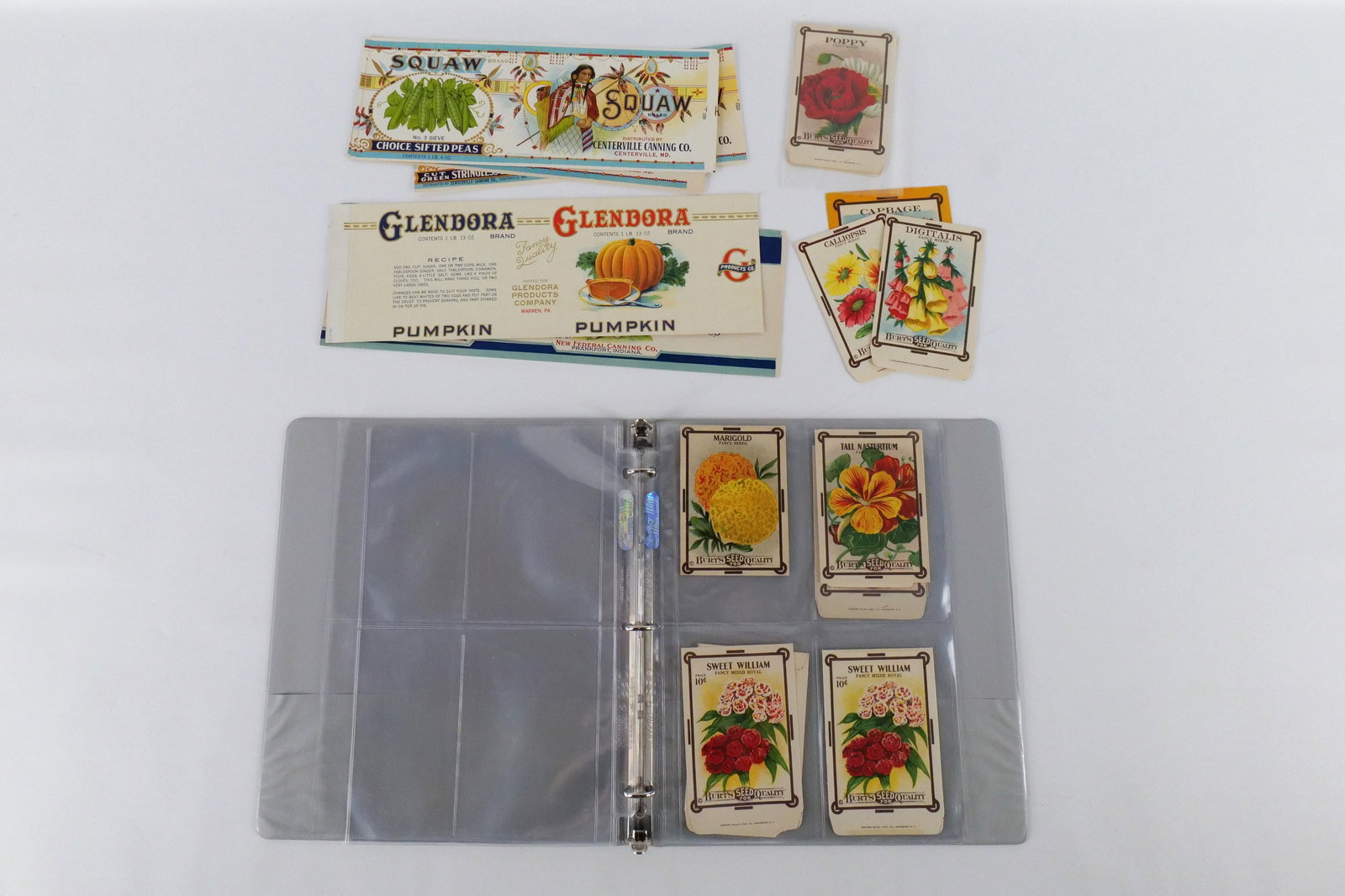 Group Lot of Burt's Seed and Other Pieces of Various Advertising: Group Lot of Burt's Seed and Other Pieces of Various Advertising. All invoices must be paid within 24 hours of the sale. We offer multiple shipping options, please read the shipping terms to understan