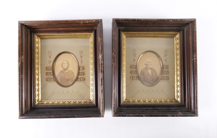 Lot of 2 Antique Framed Photographs