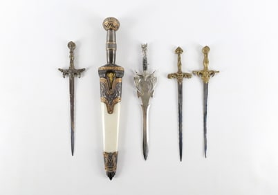 Lot of 5 Daggers/Letter Openers