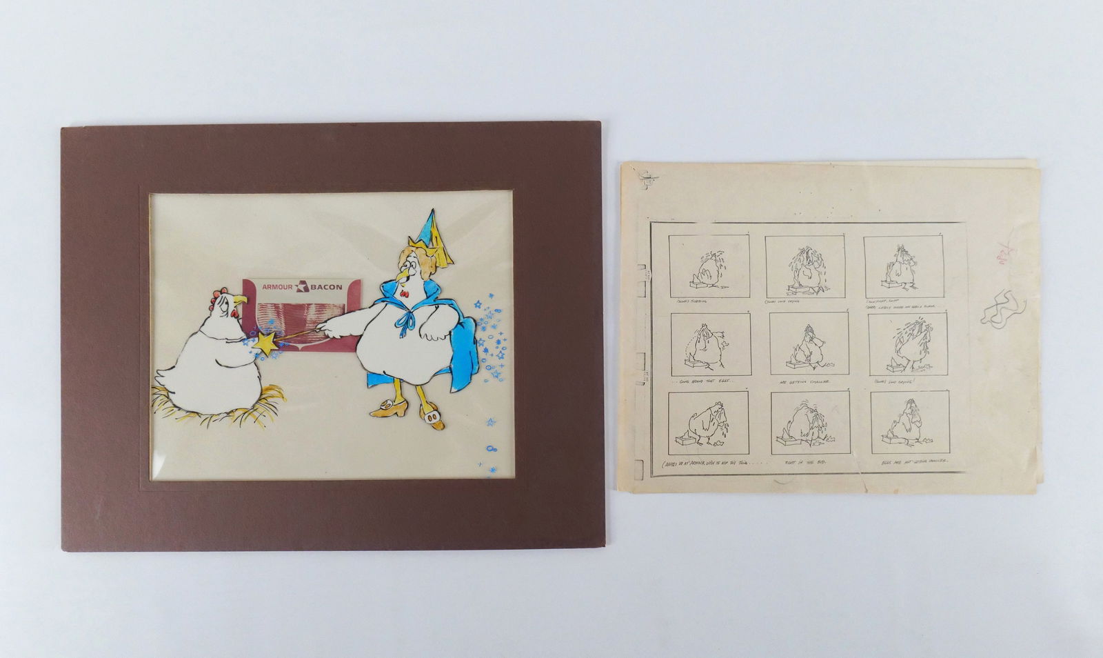 Grouping of Animation Artwork - Armour Bacon TV Commercial (1 of 5)