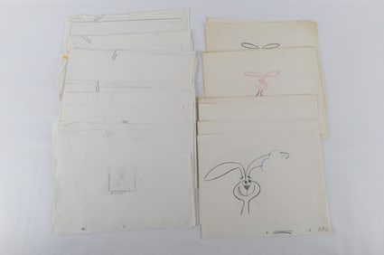 Grouping of Animation Art for TV Cereal Commercials