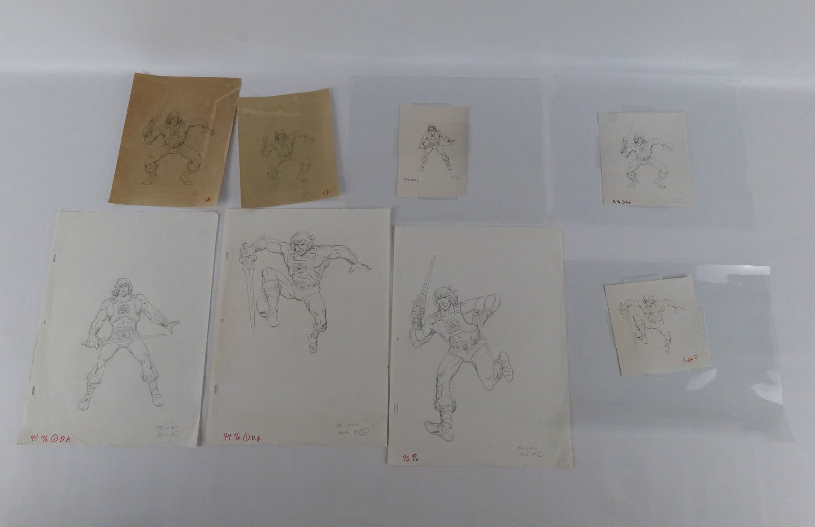 Grouping of Original Animation Art - He-Man and Thundercat's (1 of 5)