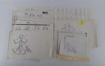 Group Lot of Concept Animation Art
