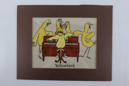 Yellowbird for Northeast Airline TV Commercial Original Production Cel