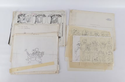 Group Lot of Berenstain Bears Animation Art