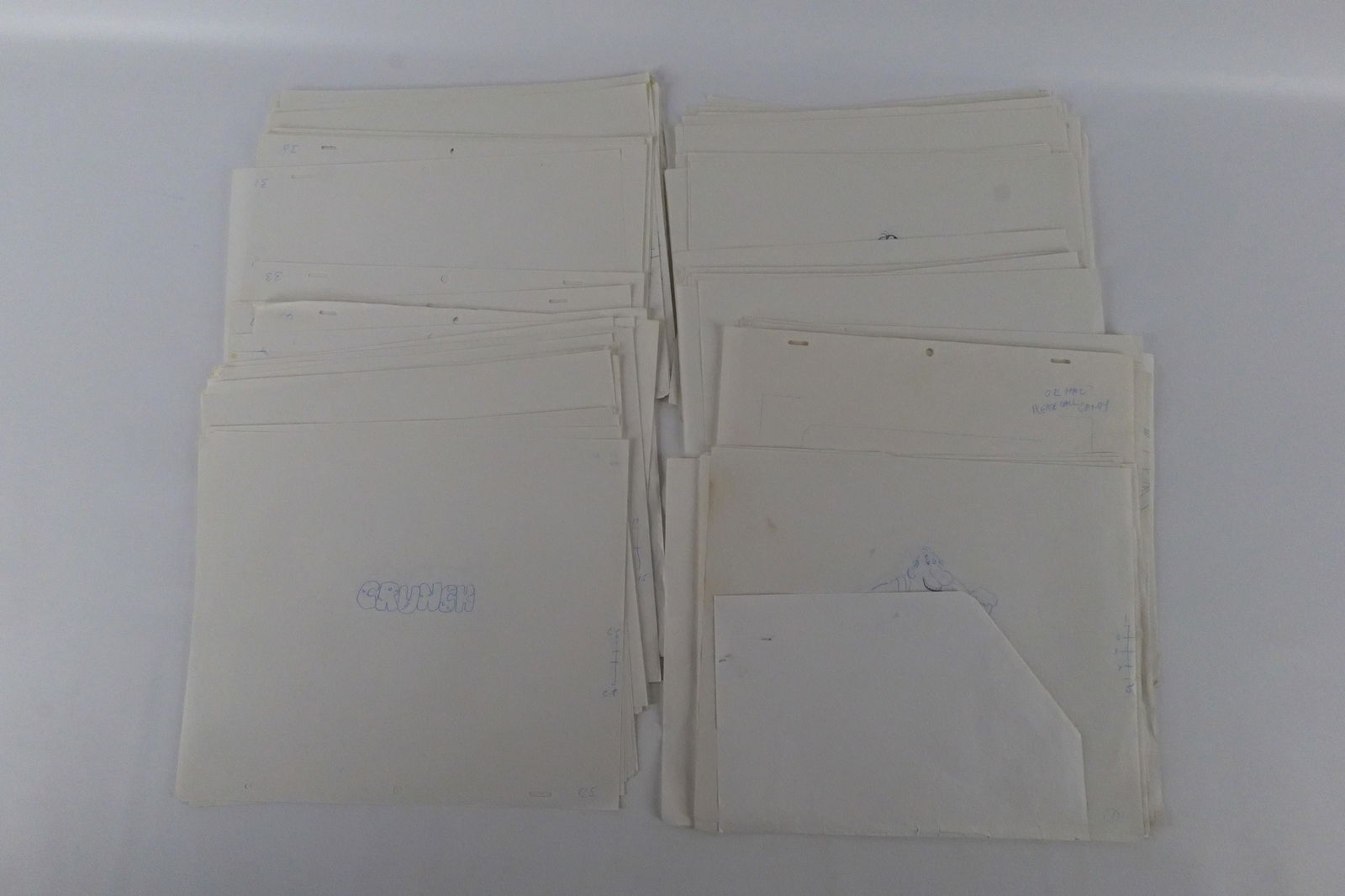 Grouping of Animation Pen and Pencil Original Drawings - Zonkers (1 of 16)