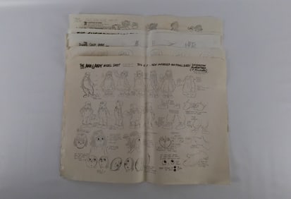 Grouping of Raggedy Ann Model Sheet Prints