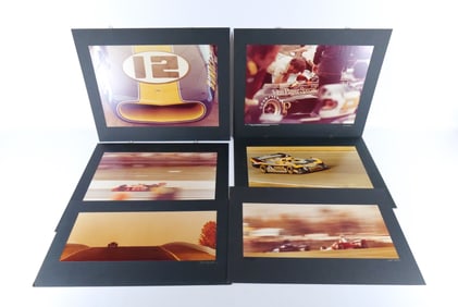 Lot of 6 Formula 1 Racing Photographs - Bill Stahl