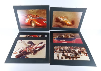 Lot of 6 Formula 1 Racing Photographs - Bill Stahl