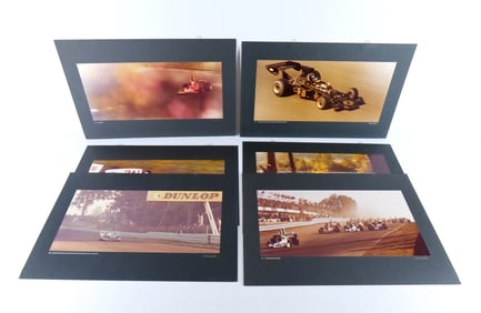 Lot of 6 Formula 1 Racing Photographs - Bill Stahl