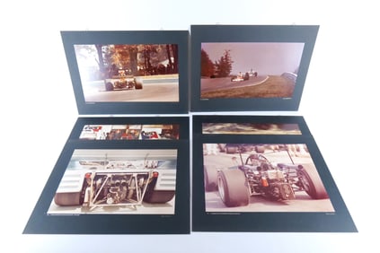 Lot of 6 Formula 1 Racing Photographs - Bill Stahl