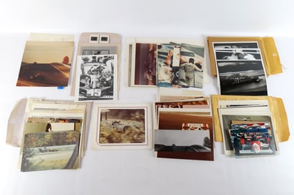 Lot of Vintage Racing Photographs