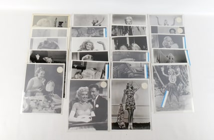Lot of 20 Betty Grable Original Photographs with Negatives