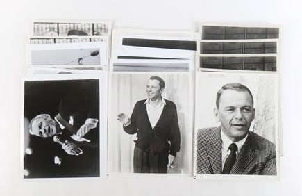 Lot of 30 Frank Sinatra Original Photographs