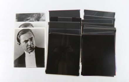 Lot of 21 Bela Lugosi Original Negatives and 3 Photographs