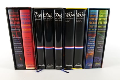 Group of Science Fiction Hardcover Books