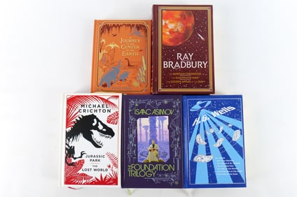 Lot of 5 Science Fiction Classic Hardcover Books