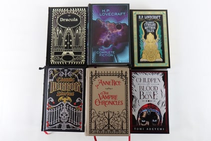 Lot of 6 Horror Hardcover Books
