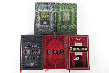 Lot of 5 Horror Anthologies Hardcover Books
