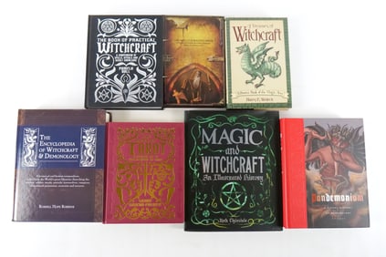 Lot of 7 Witchcraft and Demonology Reference Books