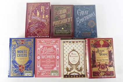 Lot of 7 European Classics Hardcover Books