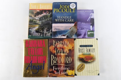 Lot of 6 Autographed Romance Hardcover Novels