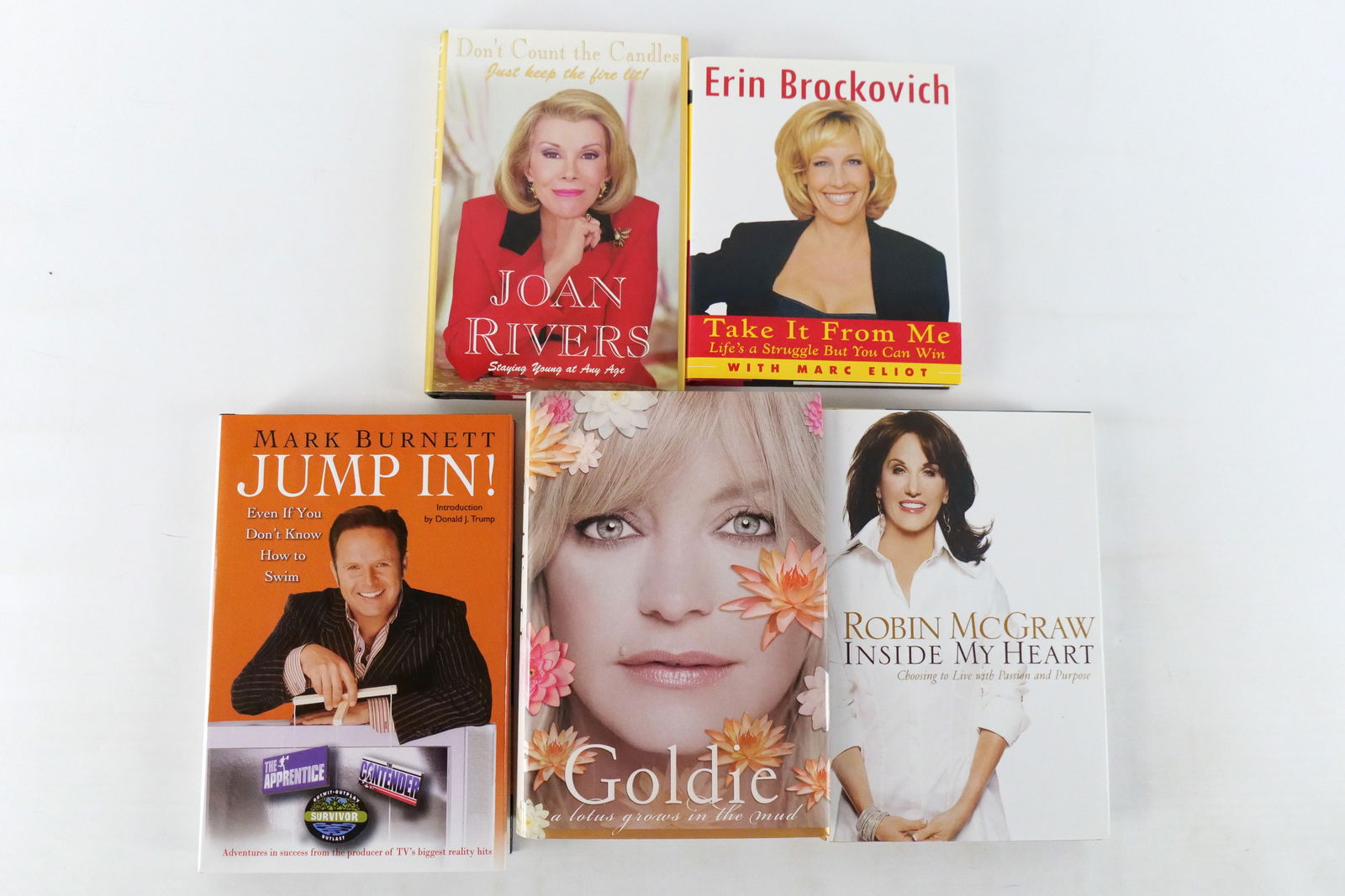 Lot of 5 Celebrity Memoirs Autographed Hardcover Books (1 of 18)
