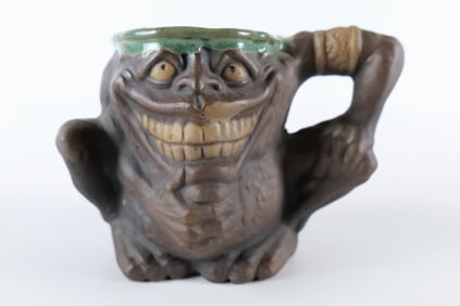 Jim Rumph Art Pottery Mind Circus Squatting Gremlin Mug
