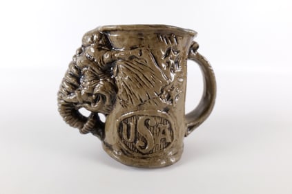 Jim Rumph Art Pottery Political Mug