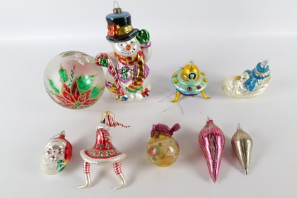 Lot of Glass Ornaments