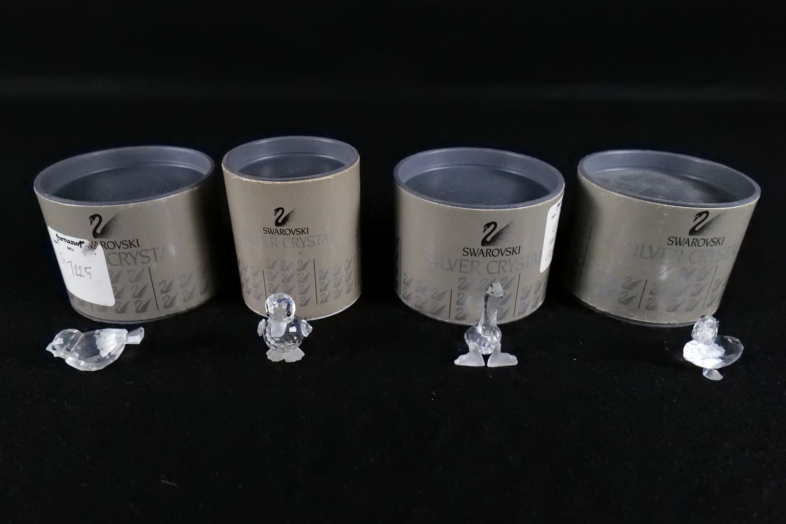 Lot of 4 Swarovski Mini Crystal Bird Figurines (1 of 11)
