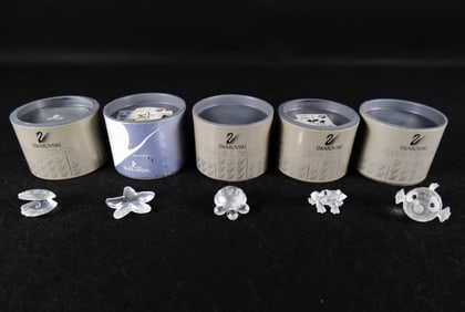 Lot of 5 Swarovski Mini Crystal Life Figurines