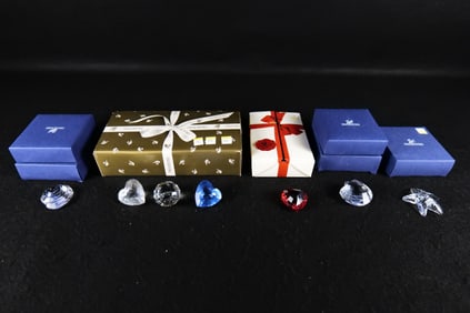 Lot of Swarovski Paperweights
