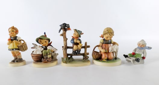 Lot of 5 Hummel Figurines