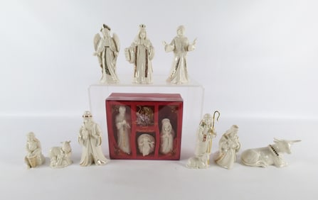 Group Lot of Lenox Jewels Collection Nativity Pieces