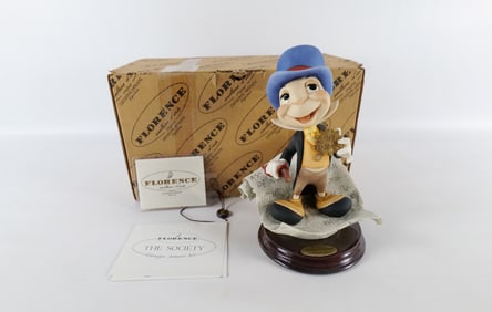 Guiseppe Armani Walt Disney Jiminy Cricket Figurine